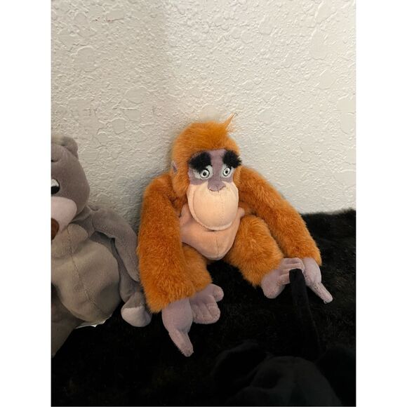 Vintage Disney Store Jungle Book Mini Bean Bag Plush - Set of 4 - Picture 2 of 5